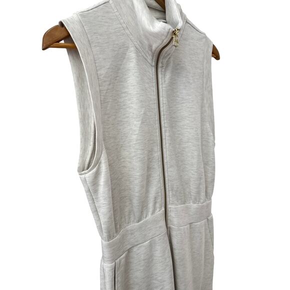 Varley Double Soft Madelyn Stretch-Jersey Jumpsuit Ivory-Marl Size‎ Small - Picture 13 of 16
